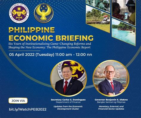 Philippine Economic Briefing and Sulong Pilipinas 2022 .